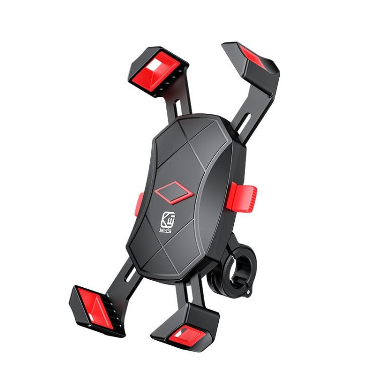 Kewig Reflection To Fall Shockproof Bicycle Bracket Motorcycle Four-Claw Mobile Phone Holder M113-A