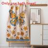 Cotton Bath Towel With Absorbent Quick Dry Fabric For Couples Home Use