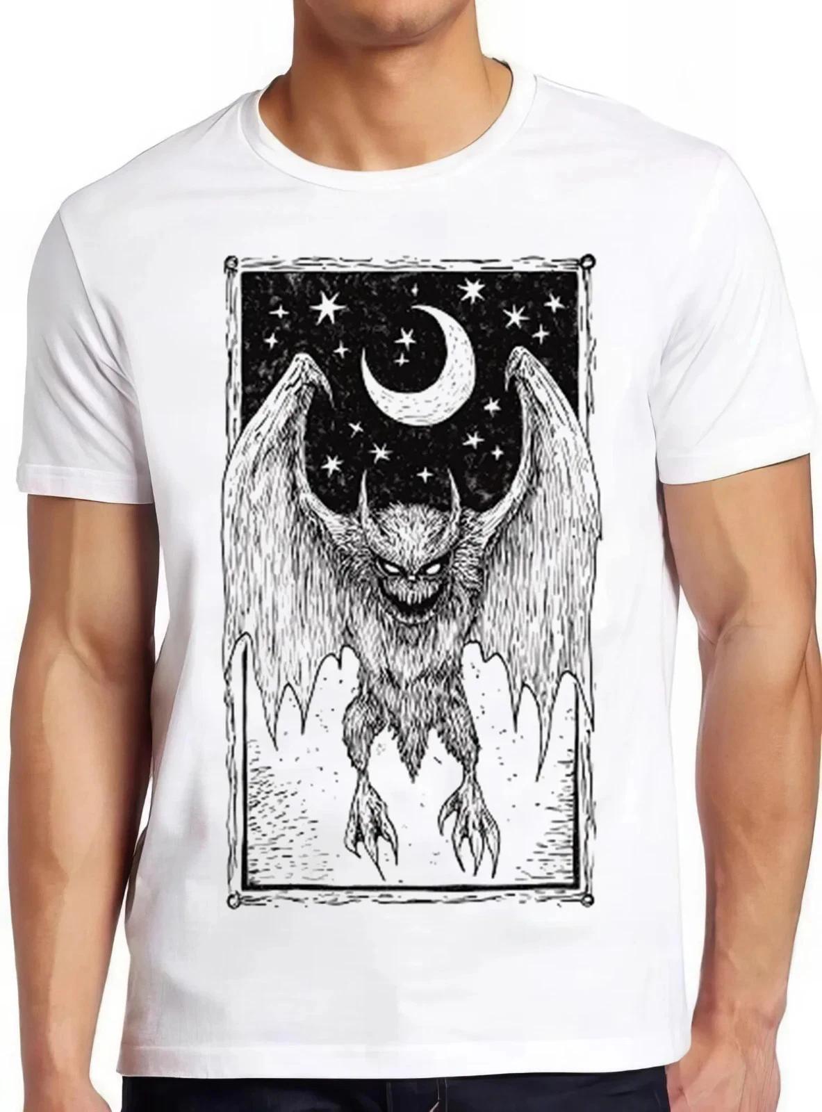 Mothman Tarot Weird Strange Unusual Cryptid Cryptozoology Tarot T Shirt 2645 S