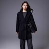 Autumn and winter new double-sided wool coat coat women's woolen cashmere fashion niche temperament New Year's robe 26 new products