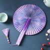 with Tassel Chinese-Style Shell Fan Magnetic Plastic Handle Retro Handheld Fan  Home Decoration