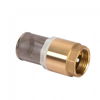 40mm Check Valve  with Filter, Brass Water Pump Bottom Valve