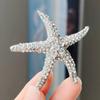 European and American Retro Starfish Brooch Female Niche High-end Pin Diy Suit High-end Corsage