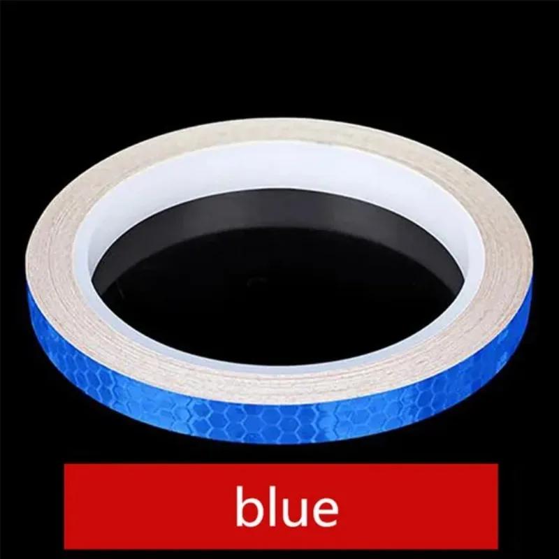 1 Pc 8m Car Styling Reflective Stripe Tape Motorcycle Bike Body Rim Wheel Stripe Tape Stickers Decorative