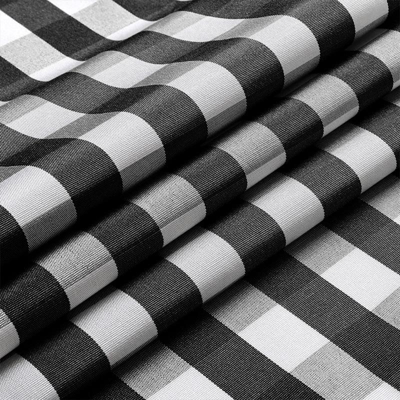 Kitchen Small Curtain Through Rod Curtain Door Curtain Lace Lace Curtain Plaid Short Curtain