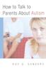 Kniha How To Talk To Parents About Autism