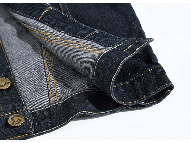 Große schwarze zerrissene Jeansweste für Herren – Weste im koreanischen Stil