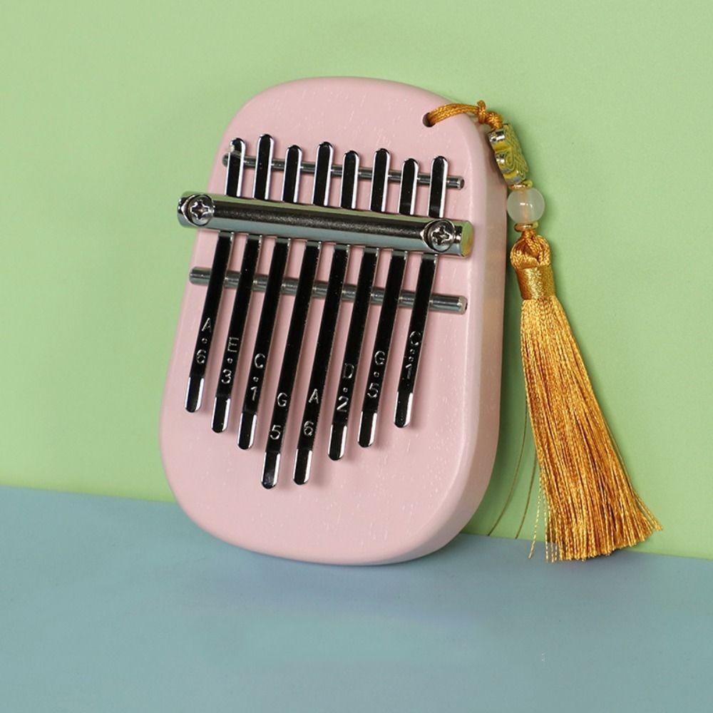Marimba Musical Mini Thumb Piano 8 Key Exquisite Finger Piano Creative Finger Thumb Piano