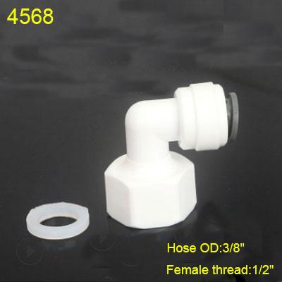 1/4" 3/8" OD Hose Tube 1/4" 1/2" 3/4" 1/8" Plastic Pipe Quick Connectors RO Water Connector Fittings Reverse Osmosis System