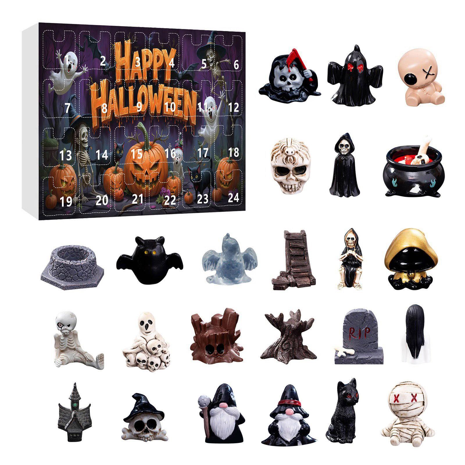 

Изысканный календарь, каменные жалюзи, коробка, детский подарок на Хэллоуин One Size