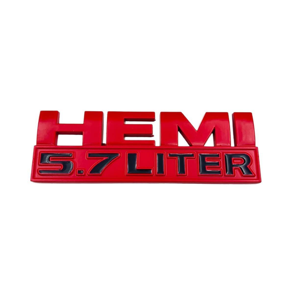 

Hemi 5.7L Metal Decal for Dodge RAM 1500/2500