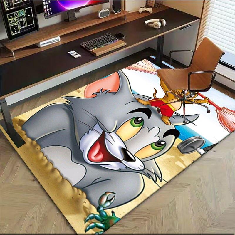 

Tom and Jerry Beach Adventure Kids T-ShirtOffice Mat Home Decor Gift For Halloween & Christmas LD9 160cm by 200cm