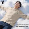PLAYBOY Men's Autumn Cotton Long Sleeve Crew Neck T-Shirt