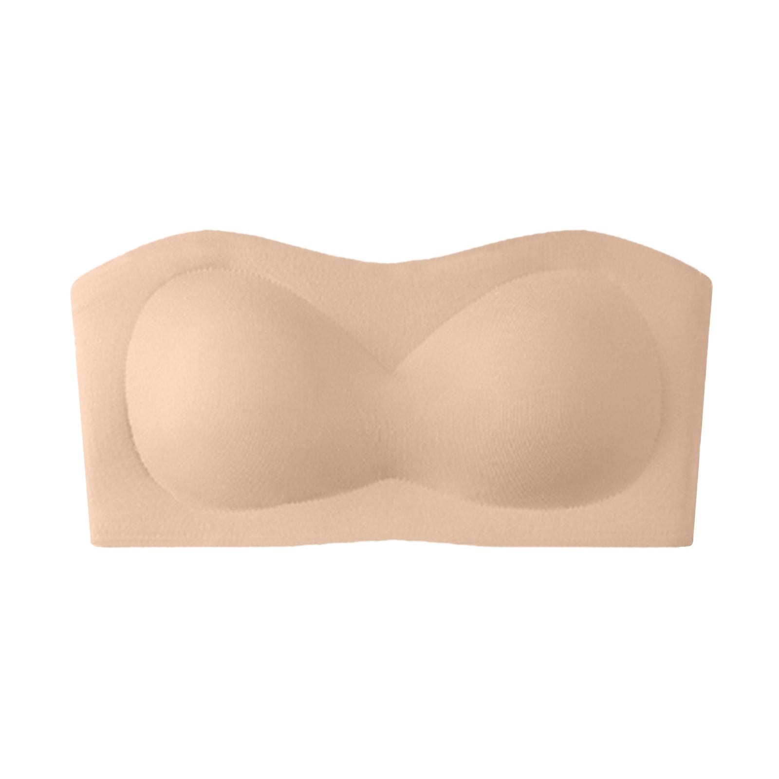 

Women s Underwear Strapless Underwear Women s Breasts Collection Double Layer Silicone Bra 38