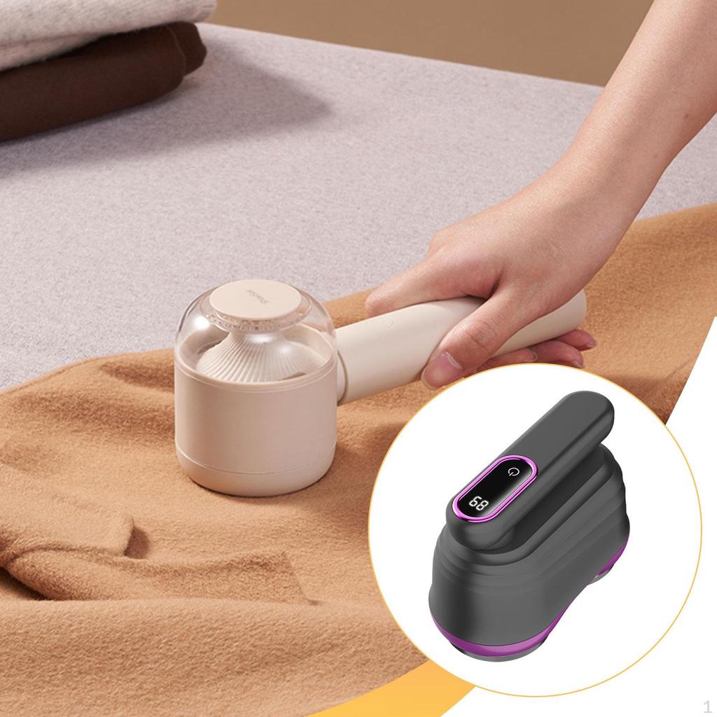 Sweater Defuzzer Hairball Trimmer Rechargeable Comfortable Grip Clothes Lints Fuzzs Pilling