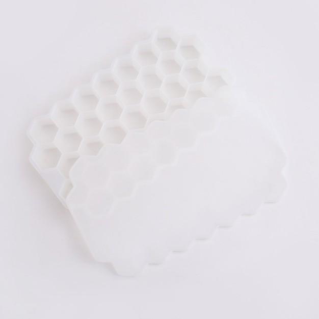 

Silicone Honeycomb Ice Cube Tray - 37 Grid Easy-Release Mold