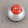 6 Speed Manual Round Ball Shape Gear Shift Knob Fit For Fiat 500 2012 2013 2014 2015 2016 2017 2018