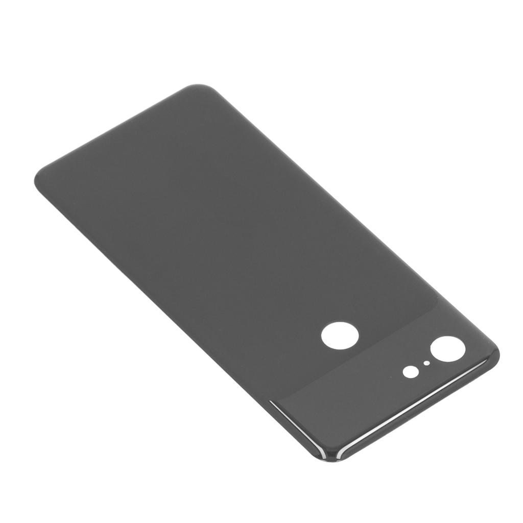 Replacement Back Glass Cover Black with Pre Installed Tape Repairing Tool Phone Rear Glass Door Cove