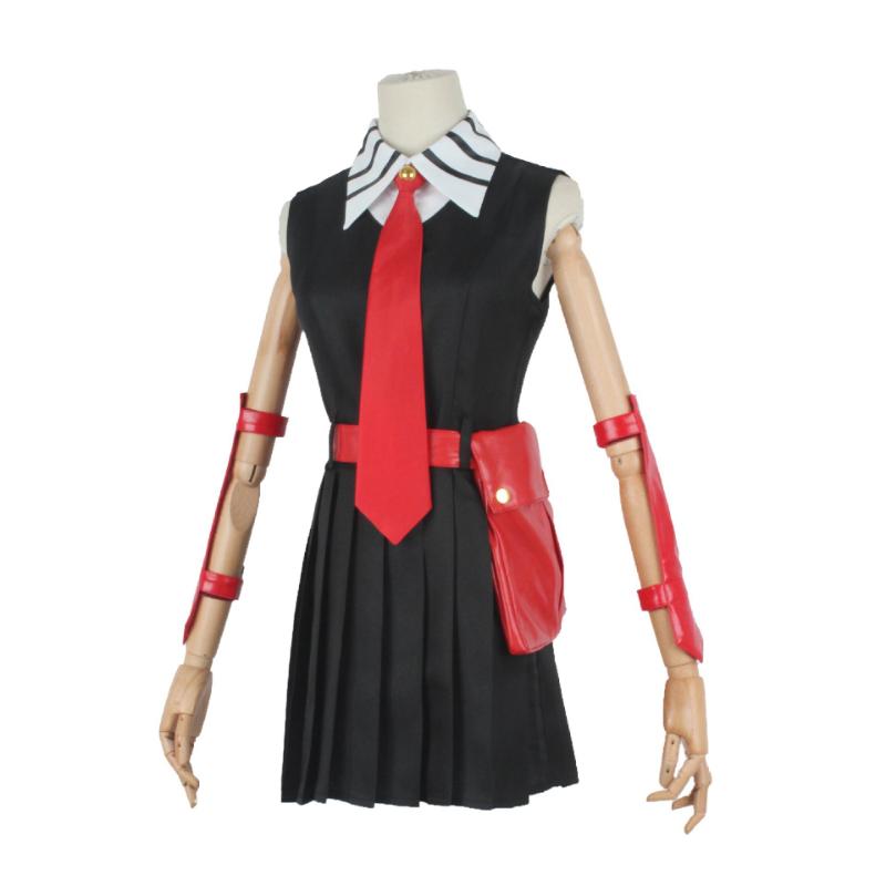 Anime Akame Ga KILL! Akame Cosplay Costume Dress Belt Tie Accessories Full Set Uniform Set Halloween Carnival Party Clothing