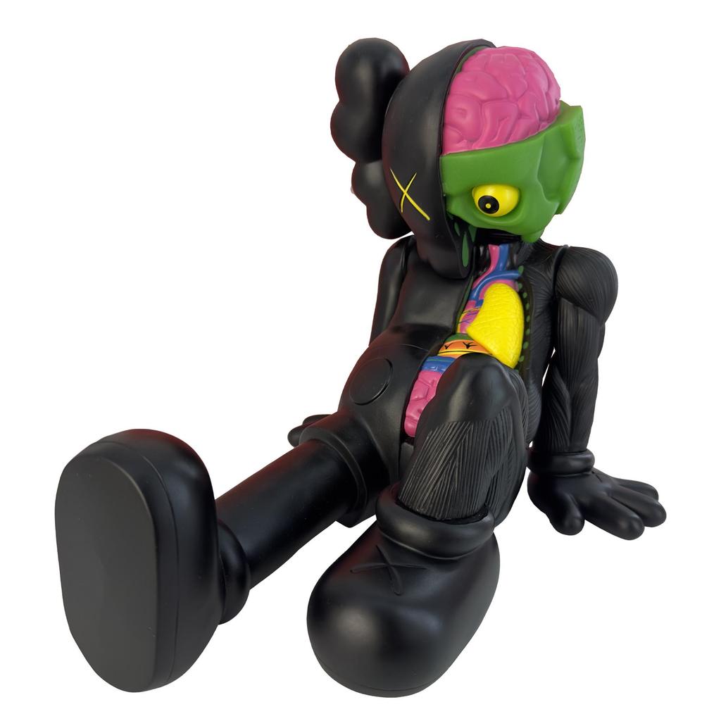 Kaws Semi-Dissected Bear Figure Ornament - Trendy Decorative Toy for Living Room Collection Gift