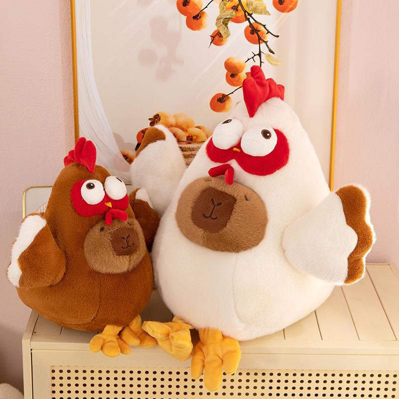 Cute Capibara Dolphin Cub Luhua Chicken Plush Toy Doll Doll Pendant Doll Grabbing Machine