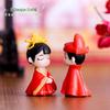 Ancient Style Couple Miniature Dolls - DIY Desktop Decor & Gifts