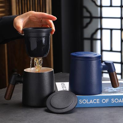 Ceașcă de ceai ceramică cană cu separare ceai filtru cană apă cană birou bărbați set cadou