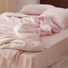 Premium Sand Washed Lyocell Tencel 4-Piece Set: Light Luxury, Machine Washable, Skin-Friendly, All-Season Bedding