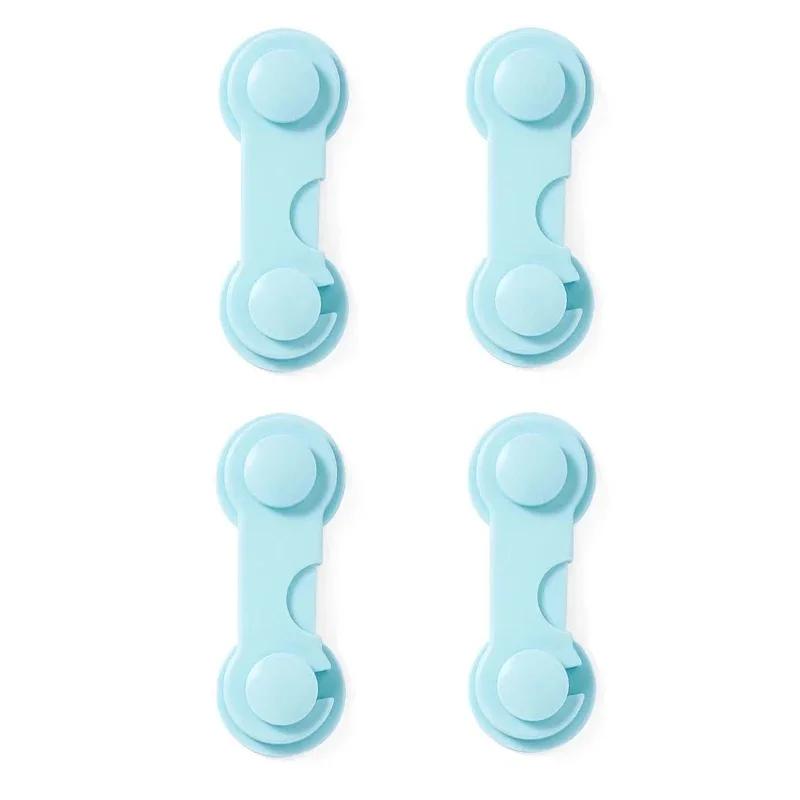 4/6Pcs/Lot Child Lock Protection Of Children Baby Drawer Anti-opening Cabinet Door Refrigerator Anti-pinch Safety Lock Buckle