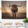 Hot Sale Custom High Quality Cow Wall Hanging Hd Landscape 3D Printing Digital Printing Home Decoration Tapestry