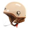 Wild Horse 3C Certified Retro Electric Motorcycle Half Helmet, Breathable, Sun-Protective, Unisex, All-Season Safety Gear