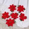 Red and Green Artificial Christmas Flower Decoration