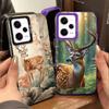 Sika Hirsch Elch Tier Weiche Handyhülle für Xiaomi Redmi Note 13 14 15 Pro Plus 12S 12 11S 11 11T 10S 10 Stoßfeste Hülle Rückseite