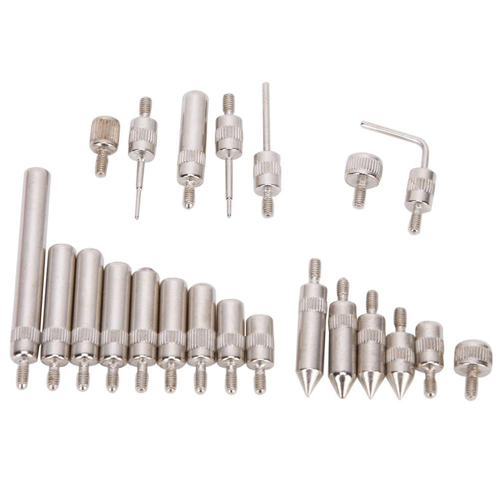 22 Pcs 0.01mm Accuracy Dial Indicator Tips Carbon steel Pointed Tip Set  For Precision Measurement