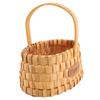 Handmade Handwoven Flower Basket Rustic Style Organizer Basket Picnic Basket  Picnic