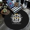 Juventus Football Club3 Round Area Rug,Carpet Rug for Living Room Bedroom Sofa Playroom Decor,Non-slip Floor Mat