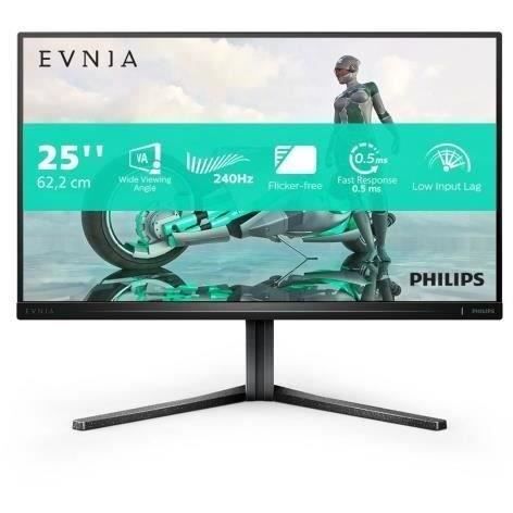 Gaming PC Monitor - Philips - 25M2N3200W - 24.5'' - FHD - Fast VA - 0.5ms - 240Hz - HDMI/DP - Pivot/Height Adjustable