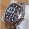 Used Fully Functional, Excellent Condition, Rare Tonneau-shaped Radio-controlled Solar Watch, Attesa, Black Dial