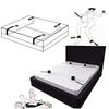 Restraint Bed Bondage Gear Female Handcuff Open Leg Cuff Strap System Eyeblinder Set Versatile Bedroom Games Set Toy Set
