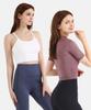 NOKJOK [2 Pack] Tulli Bra Top + Plain Crop Top Set (K Type)