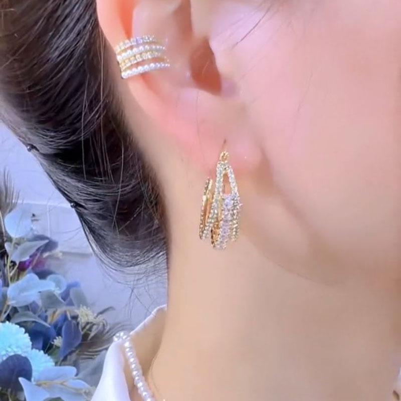 2025 Minimalist Zircon Ear Cuffs – Elegant, Versatile Micro-Paved Design