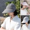 with Removable Cap Top Women's Summer Hat Foldable Visor Caps Fashion Golf Sports Hat