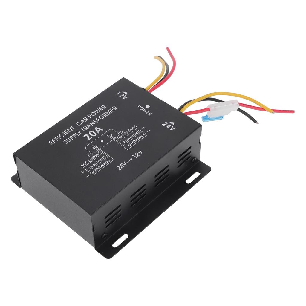 1 x TUCKBOLD Truck 24V to Car Power Module 20A | Power Converter Black