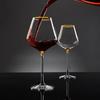 European Vintage Wine Glasses, Champagne Goblet, Cup Set, Cups, Crystal, Gold, Burgundy, Luxury, 660Ml