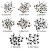 20/100Pcs 3/5/7 mm Black Eyes Dolls Glass Eyes Needle Felting Teddy Bears  Eyes Safety Eye Doll Puppet Toys Accessories
