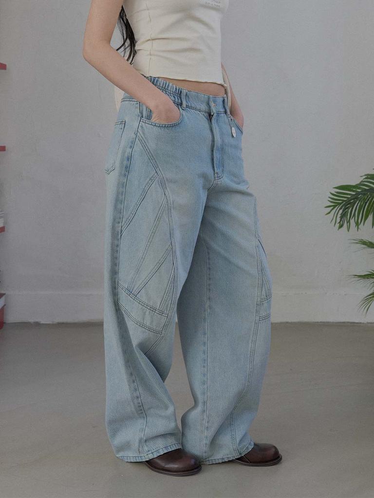 Endieiseutyudio Curve Wide Denim