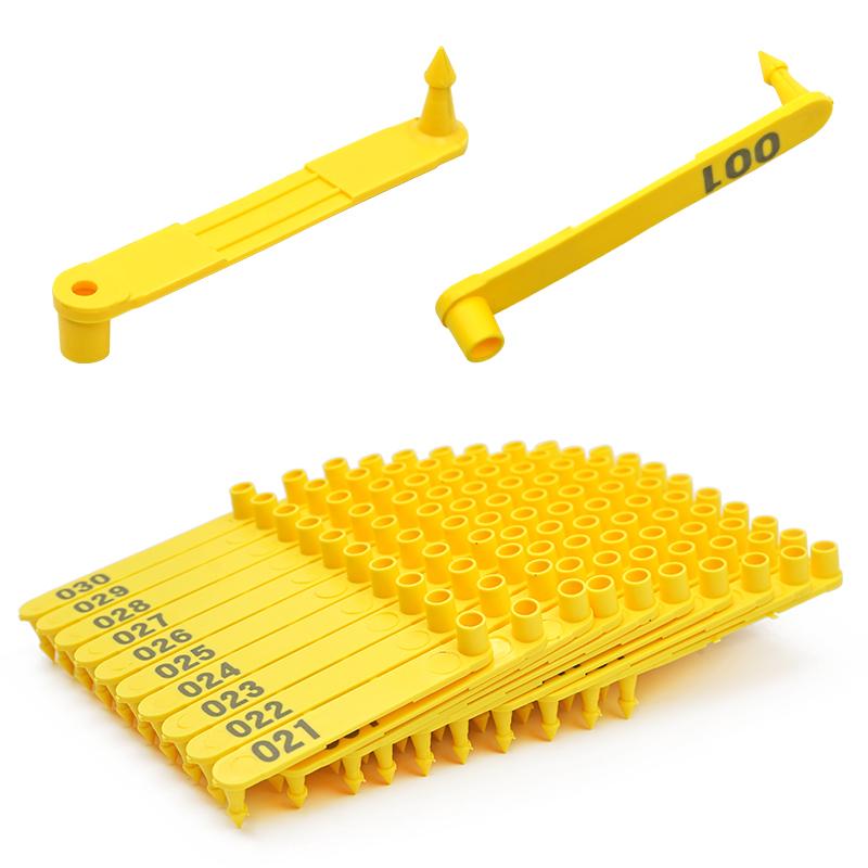 

Щипці для вушних бирок худоби (коза) Бирки для вух собаки, кролика, вівці 001-500 Матеріал: нейлон Картка з лазерною биркою для вуха вівці Ідентифікація тварин 401a500