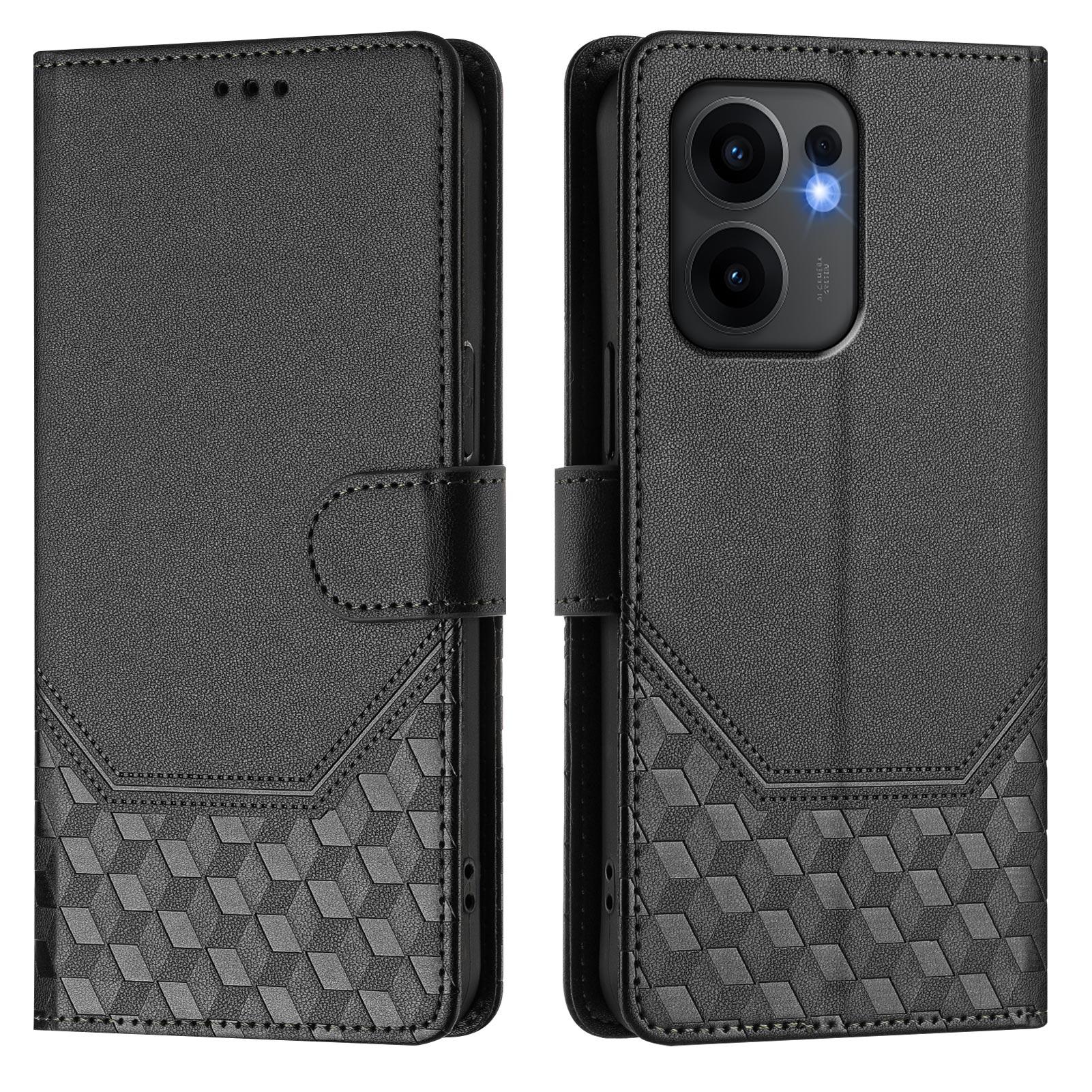 

Роскошный кожаный чехол для OPPO A56 A16 A55S A54S K10 A96 A76 A36/Reno 12F Reno12 RFID-блокирующий слот для карт Магнитная подставка для притяжения Ударопрочный откидной чехол Oppo Reno 5 4G/5G чёрный