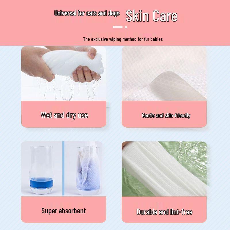 Quick-Dry Thick Pet Bath Towel for Cats & Dogs - Same Day Shipping