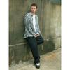 Saendeusaundeu Cachion Banding Pants Black